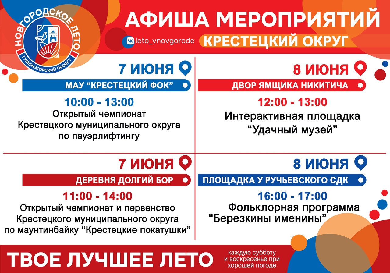 Стартовал губернаторский проект «Новгородское лето 2025»!.