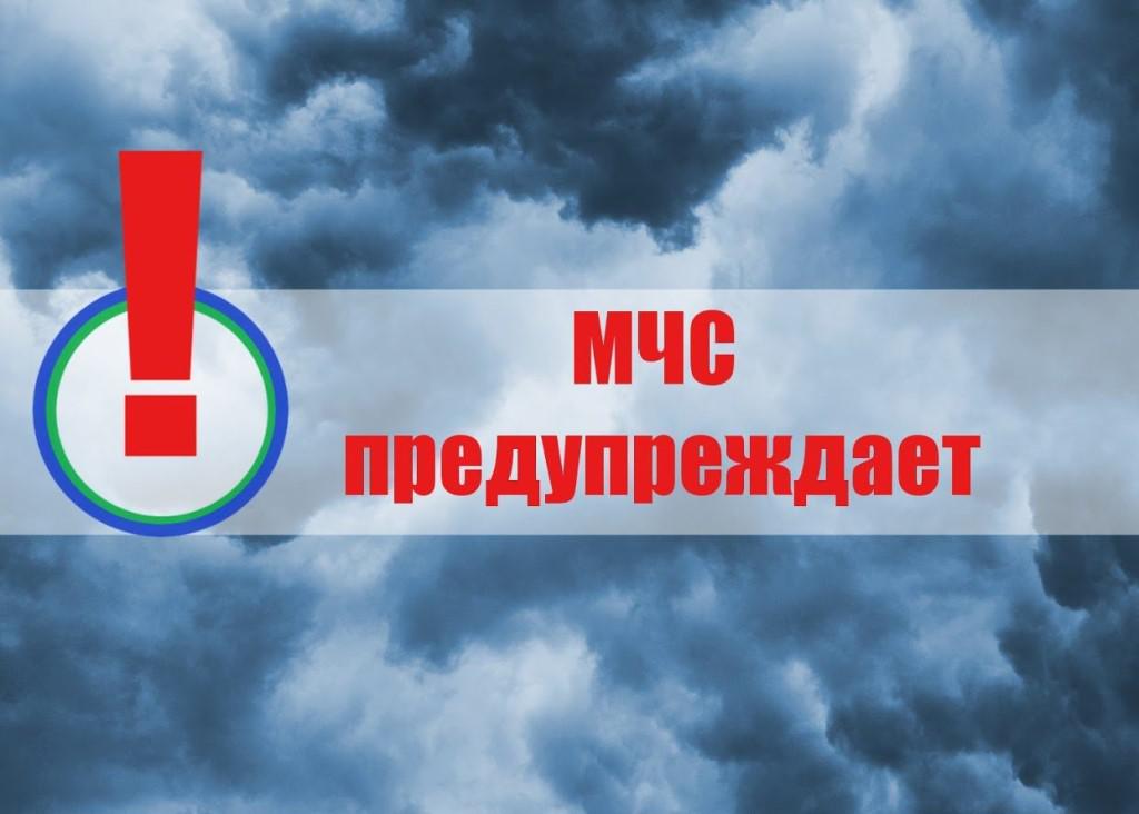 Предупреждение о неблагоприятных явлениях погоды от 25.06.2025 г..